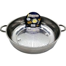 Marsilyan No-3 - 30CM Basık Süzek Metal Süzgeç (4887)