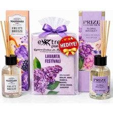 Marmara Fruity Breeze Çubuklu Oda Kokusu ve Prize Cosmetic Floral Bouquet Çubuklu Oda Kokusu 2X100 ml