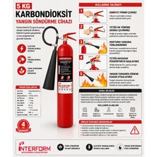 İnterform Interform 5 kg Cq5 Karbondioksit Yangın Söndürme Cihazı
