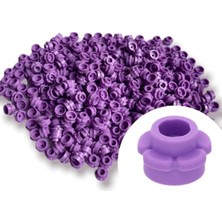 LEGO Orjinal Bitki Ağaç Parçaları: Çiçek: Flowers: 100 Adet Eflatun-Lavanta Çiçek Parçası 24866