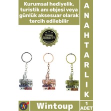 Wintoup #anahtarlık Istanbul Hatırası Şık Renkli Tasarım Kaliteli Dayanıklı Metal Galata Kulesi Anahtarlık