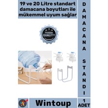 Wintoup #stand 19L 20L Pratik Su Sebili Ofis Ev Mutfak Sağlam Damacana Musluk Başlığı Metal Ayak Stand Seti