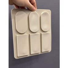 Empressco Çerçeve Silikon Kalıp 6'lı Set, Dikdörtgen ve Oval, 20X19 cm