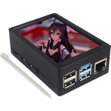 Raspberry Pi 4b 3,5 Inç LCD Dokunmatik Ekranlı Abs Kasa — Pi 4b Özel