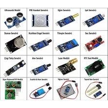 Raspberry Pi 16 Parça Sensör Modülü Seti — Gpıo ve Mcu Projeleri