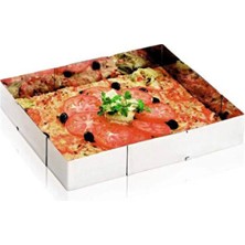 Empressco Ayarlı Paslanmaz Çember, 20X30X6 Cm, Pratik ve Dayanıklı Pasta Araçları