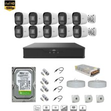 Unv Full Hd 10 Kameralı Set Sesli