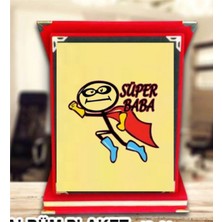 Baba Plaketi Babakar Günü Plaketi Canım Babam Plaketi Babaya  Hediye Yılın Babası Plaketi