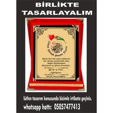Plaket Kendin Tasarlar Plaket Hediye Plaket Hizmet Anısı Plaket