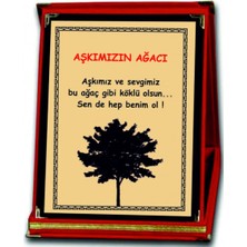 Orta Boy Aşk Plaketi