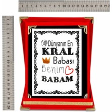 Baba Plaketi Babakar Günü Plaketi Canım Babam Plaketi Babaya  Hediye Yılın Babası Plaketi