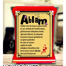 Ablam Plaket Ablaya Plaket Canım Ablam Plaket Doğum Günü Plaket Ablaya Hediye