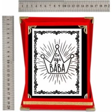 Baba Plaketi Babakar Günü Plaketi Canım Babam Plaketi Babaya  Hediye Yılın Babası Plaketi