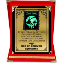Yılın Sea Of Thieves Oyuncusu Kadife Premium Plaket