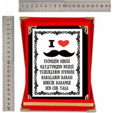 Baba Plaketi Babakar Günü Plaketi Canım Babam Plaketi Babaya  Hediye Yılın Babası Plaketi