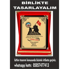 Plaket Kendin Tasarlar Plaket Hediye Plaket Hizmet Anısı Plaket