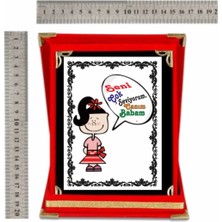 Baba Plaketi Babakar Günü Plaketi Canım Babam Plaketi Babaya  Hediye Yılın Babası Plaketi