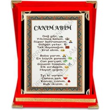 Abi Plaket Abim Plaket Abiye Plaket Canım Abim Plaket Abi Doğum Günü Plaket