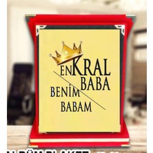 Baba Plaketi Babakar Günü Plaketi Canım Babam Plaketi Babaya  Hediye Yılın Babası Plaketi