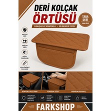 Fark Shop Volta Ev2 Ile Uyumlu Özel Taba Deri Taba Dikiş Kolçak Örtüsü