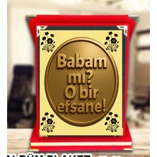 Babalar Günü Plaket Babaya Plaket Canım Babam Plaket Doğum Günü Plaket Babaya Hediye