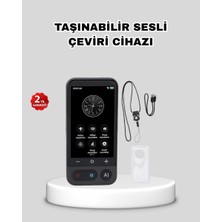 Epilons Taşınabilir Akıllı Sesli Çeviri Cihazı – 139 Dil Desteği, Dokunmatik Ekran