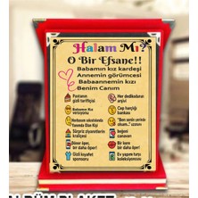 Halam Mı O Bir Efsane Plaket Halaya Hediye Doğum Günü Hediyesi