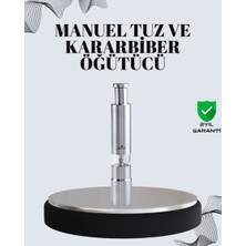 Epilons Tuz Ve Kararbiber Öğütücü - Şeffaf Akrilik Hazne