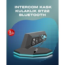 Epilons Bt22 Kask Bluetooth Kulaklık Su Geçirmez Motosiklet İletişim Sistemi