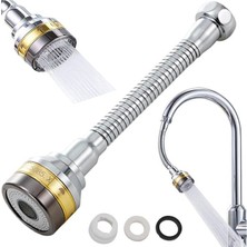 Gees Global SN-29319 Üç Kademe Hız Ayarlı Su Akış Kontrollü Musluk Başlığı