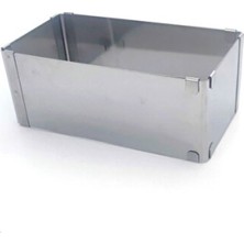 Empressco Dikdörtgen Kek Kalıbı, 10-38CM, Derinlik 10CM, Kapalı, Çok Amaçlı