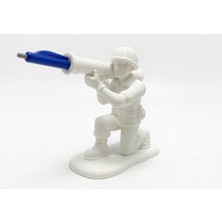 Sepetzone Savaşçı Asker Tasarımlı 3D Kalem Tutucu - Kurşun Kalem & Kalemlik, Ofis Dekoru