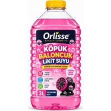 Orlisse Beauty Cosmetic     Orlisse Köpük Baloncuk Likit Suyu 3 L – Köpük Tabancası ve Baloncuk Makinesi Uyumlu, Yoğun ve Uzun Süre Kalıcı Köpük