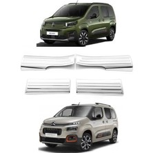 Rich Oto Paspas Berlingo Kapı Eşik Koruma Krom Iç Kapı Eşiği 4 Parça 2019 2020 2021 2022 2023 2024 2025 2026