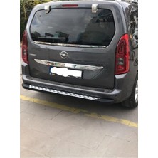 Rich Oto Paspas Opel Combo E Kasa Arka Koruma Tampon Koruma Gri 2019 2020 2021 2022 2023 2024 2025