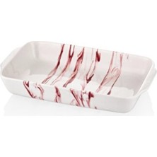 Empressco Şık Gül Kurusu Fırın Kabı 20X35X5 Cm, Dayanıklı ve Kullanışlı Tasarım