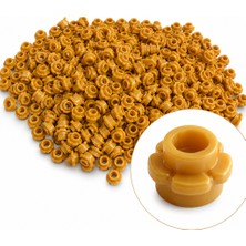 LEGO Orjinal Bitki Ağaç Parçaları: Çiçek: Flowers: 100 Adet Altın Sarısı Rengi Çiçek Parçası 24866