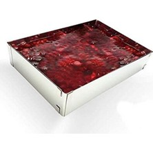 Empressco Yararlanabilir Kare Kek Kalıbı, 20-40 Cm, 6 cm Derinlik, Çok Yönlü Kullanım