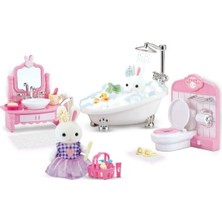 PopŞeker Bay Dreamy Mini Tavşan Hayal Gücünü Geliştiren Renkli Banyo Seti