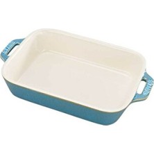 Empressco Turkuaz Seramik Fırın Kabı 20X16CM, Sağlıklı ve Şık Mutfak Gereci