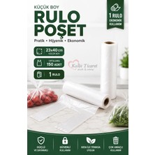 Kalbi Ticaret Rulo Poşet Küçük Boy Hışır Atlet Market Manav Poşeti