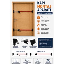 Hands Kapı Montaj Aparatı 64–115 cm Ayarlı – Kapı Gergi ve Kasa Sabitleme Aparatı