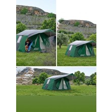 Zey Camping Zeycamping 2 Oda ve Mutfaklı Kamp Orman Şantiye Depo Çadırı 6 Kişilik