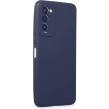 DS LLC Tecno Camon 18 Kılıf First Silikon - Lacivert