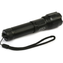 DS LLC Peakstar PS-1600 Süper Parlak LED Zoomlu 5 Mod Su Geçirmez Profesyonel Kamp Bekçi Avcı Feneri