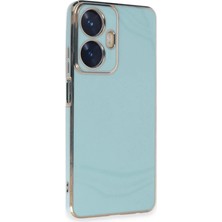 DS LLC Realme C55 Kılıf Volet Silikon - Açık Yeşil