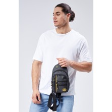 Ramsburry Unisex Siyah Su Geçirmez USB ve Kulaklık Girişli Bel ve Omuz Çanta Freebag