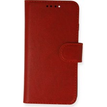 DS LLC Samsung Galaxy M52 5g Kılıf Trend S Plus Kapaklı Kılıf - Kırmızı