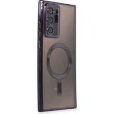 DS LLC Samsung Galaxy Note 20 Ultra Kılıf Kross Magneticsafe Kapak - Mor