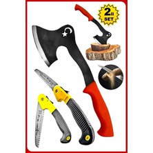 Buççin Online Mağaza Kamp Baltası Odun Kesme, Katlanır Emniyetli El Testeresi Bahçe Budama Ev,hobi,kamp Için Uygundur.